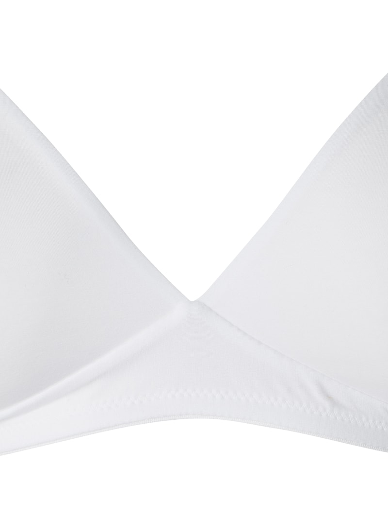 Bralette mit Stretch-Anteil Modell 'Cotton Sensation' in weiß