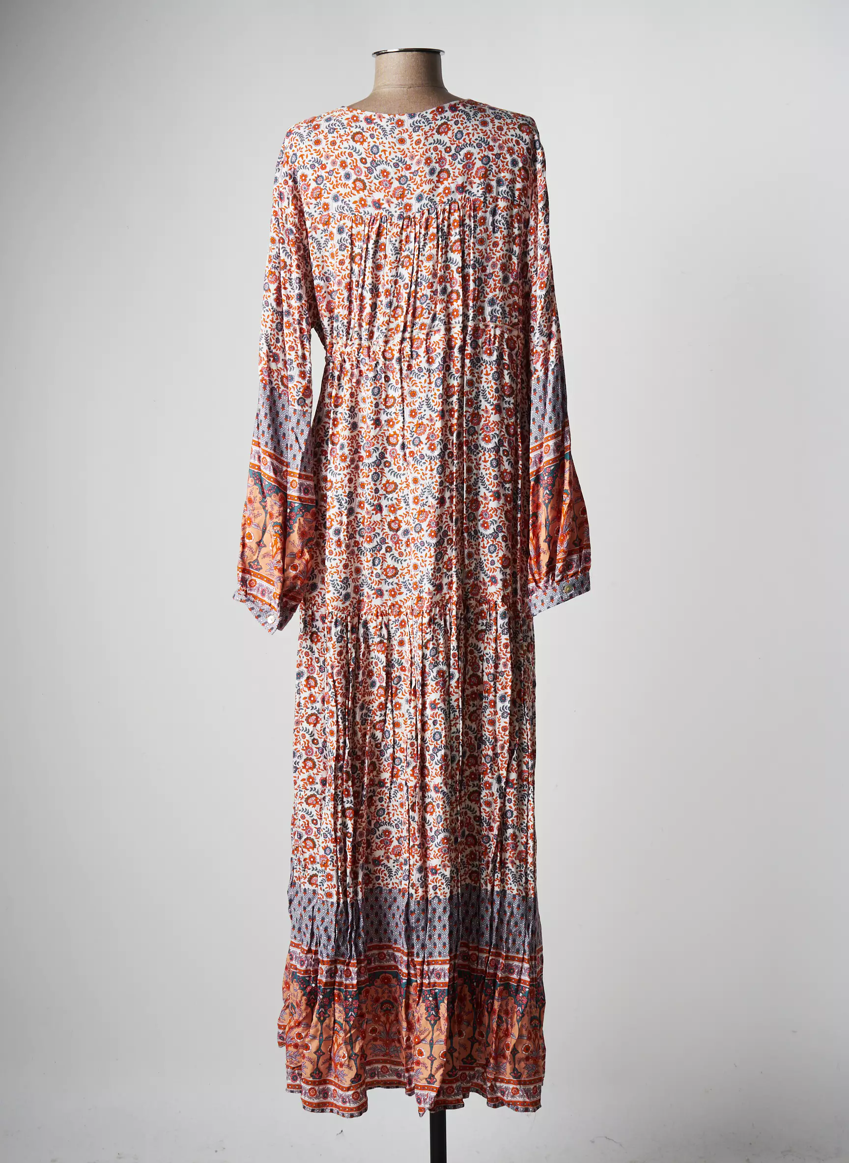 Opl Robes Longues Femme couleur orange