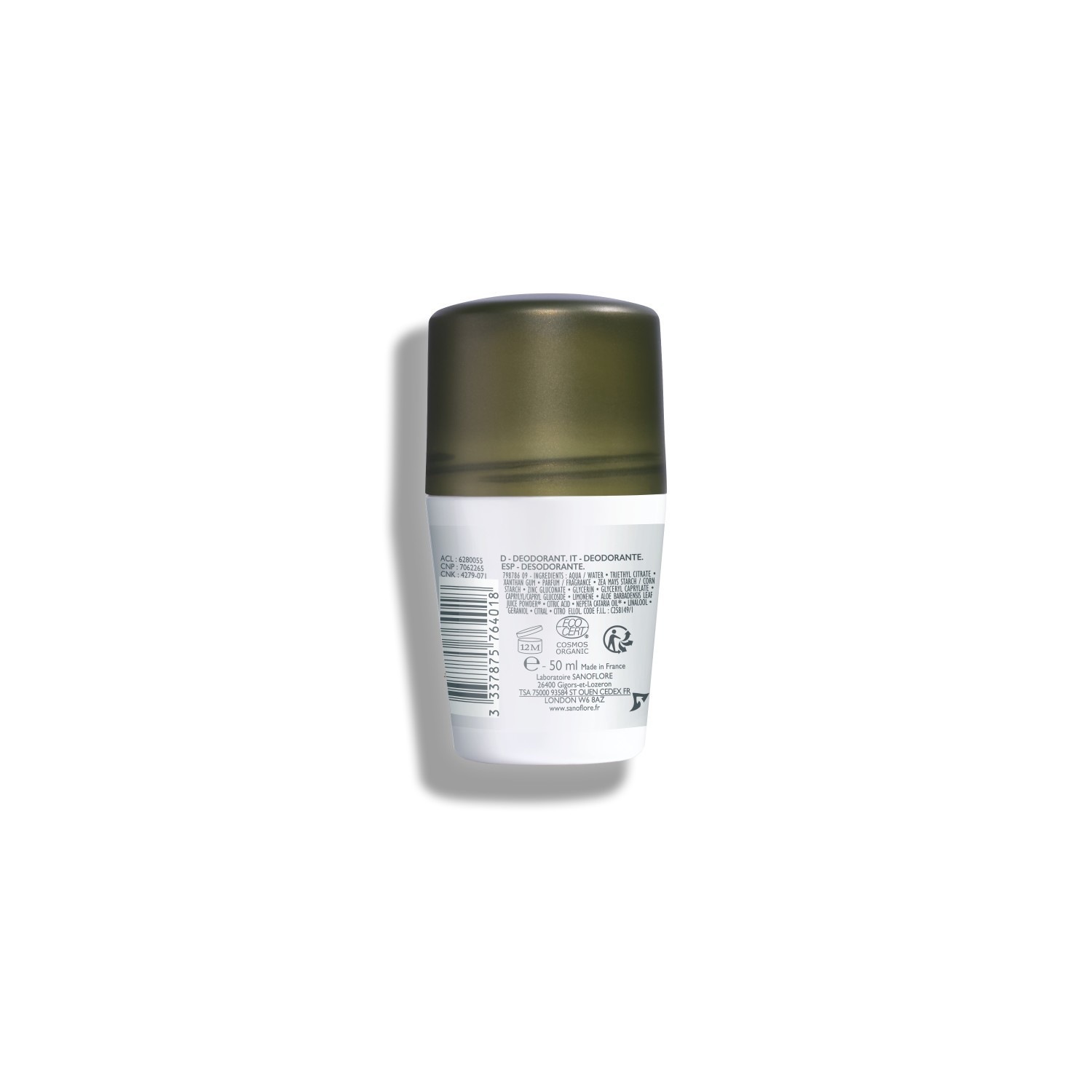 Deodorante biologico certificato Sanoflore