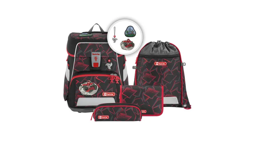 SPACE Schulranzen-Set Ninja Yuma 5teilig