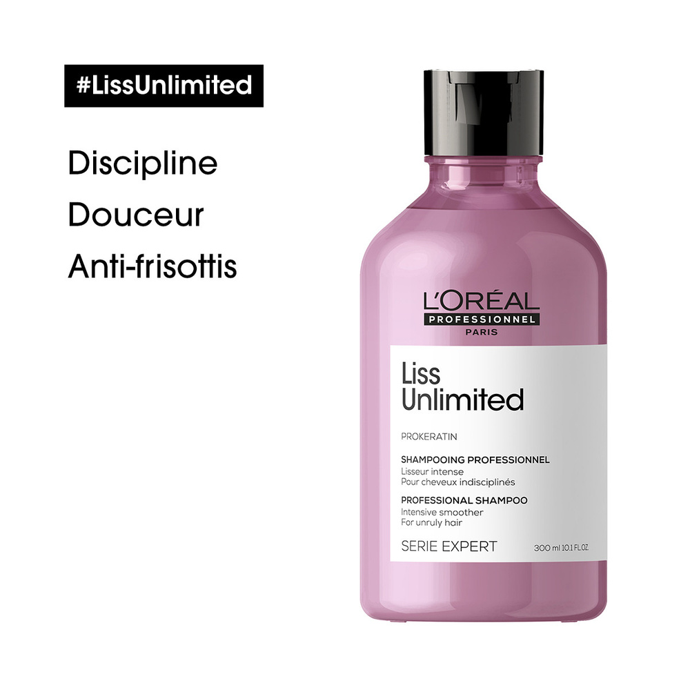 L'Oréal Professionnel Série Expert Liss Unlimited Shampoing pour cheveux indisciplinés oulissés