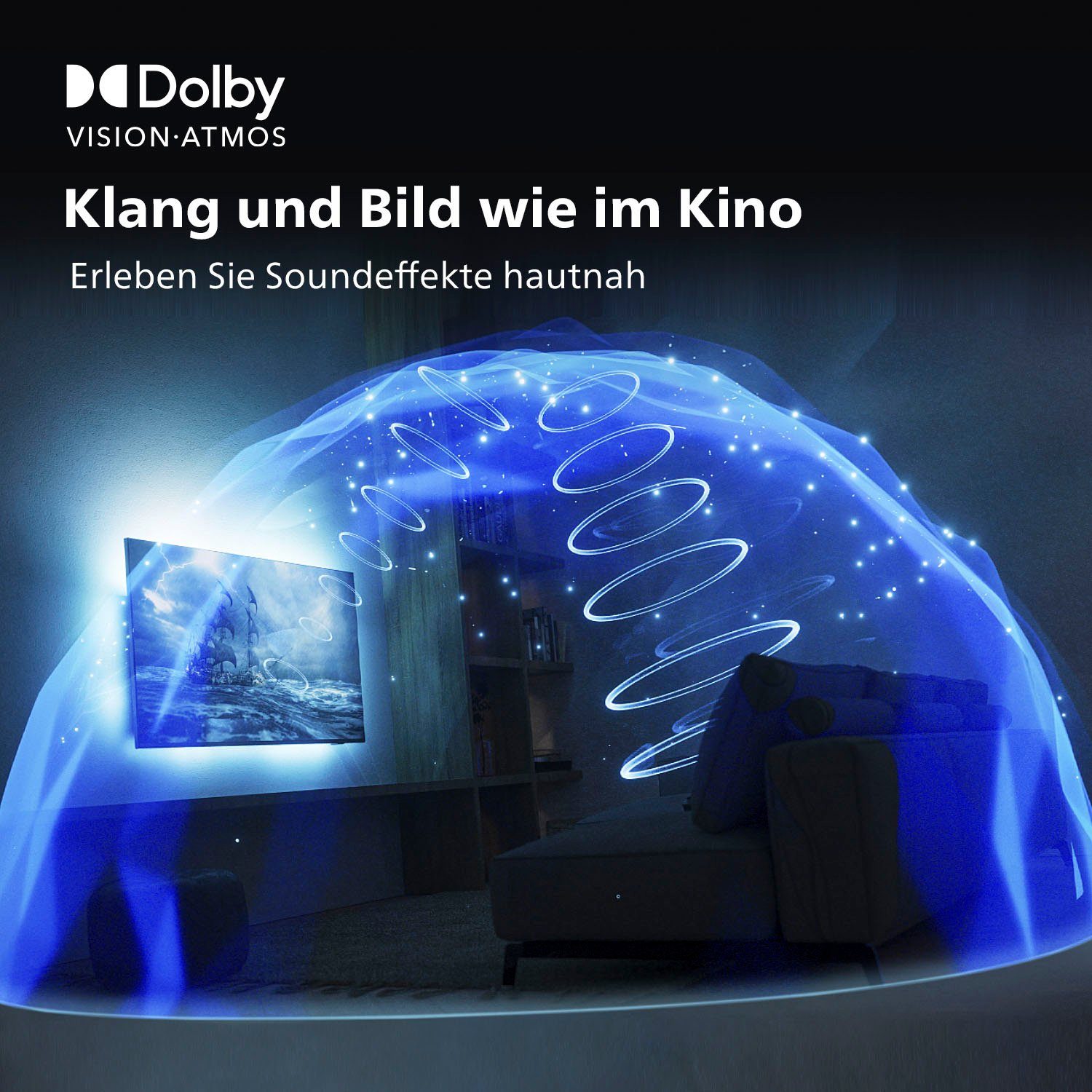 Philips 65PUS8507/12 LED-Fernseher (164 cm/65 Zoll, 4K Ultra HD, Android TV, Smart-TV)