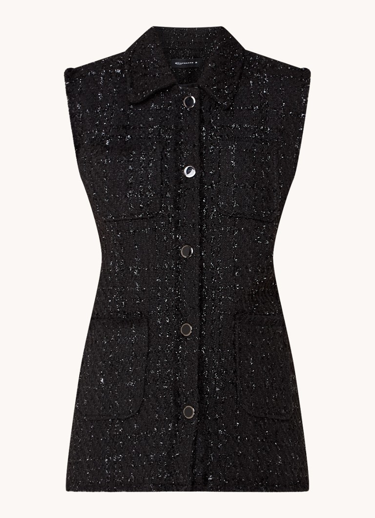 Expresso Gilet bouclé-ból lurexszel