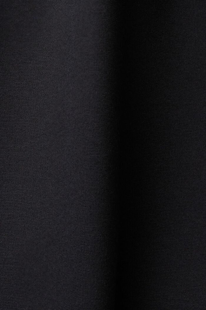 Jersey-Polokleid mit Reißverschluss