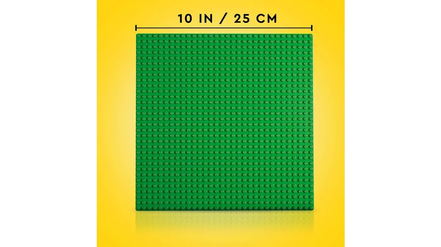 LEGO Classic 11023 Grüne Bauplatte, Grundplatte für LEGO Sets, 32x32