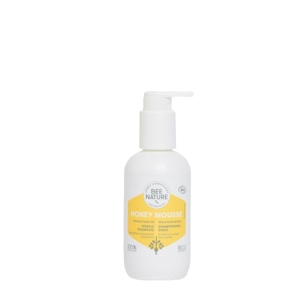 bee nature Shampooing Doux 200ml - Honey Mousse (COSMOS Organic) Shampoing
