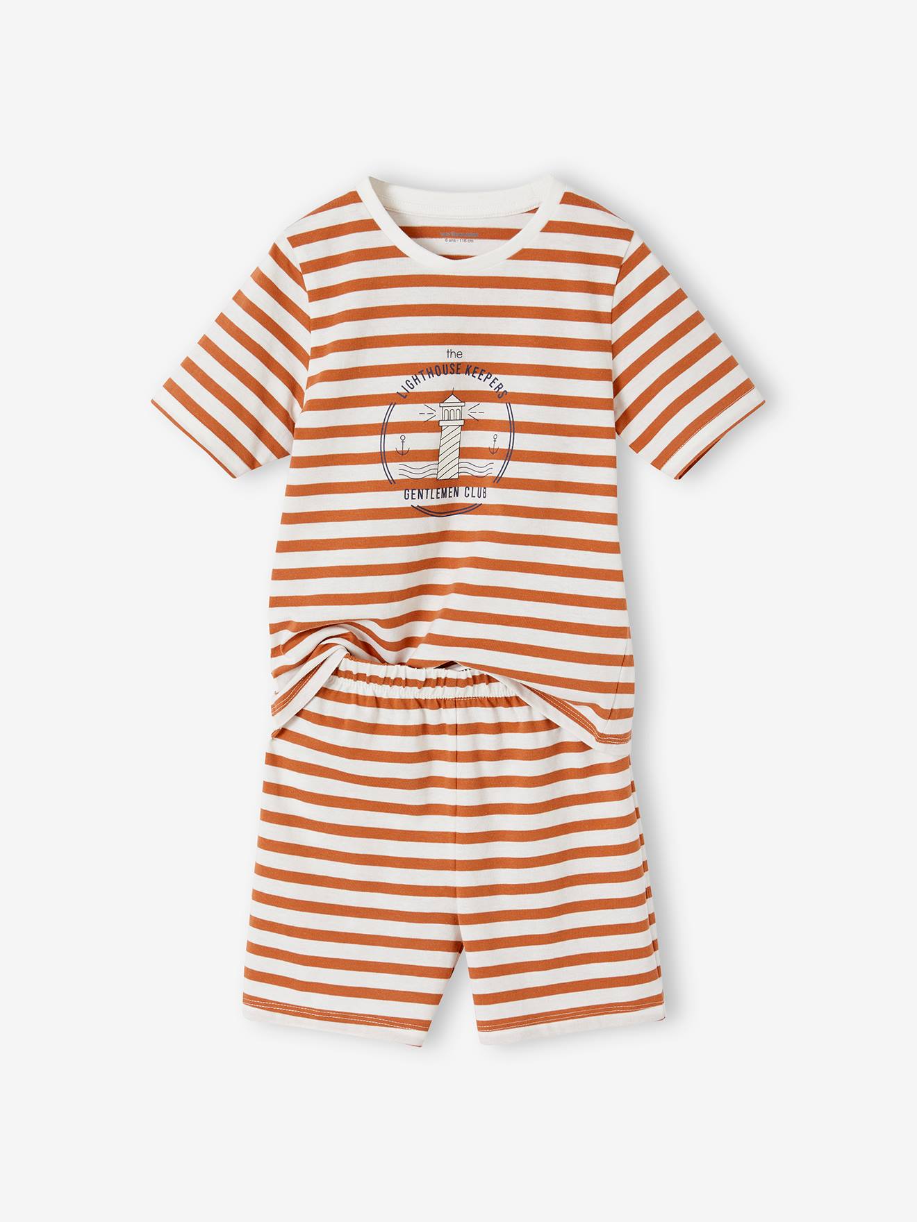 Vertbaudet 2er-Pack Jungen Sommer-Schlafanzüge Oeko-Tex - marine