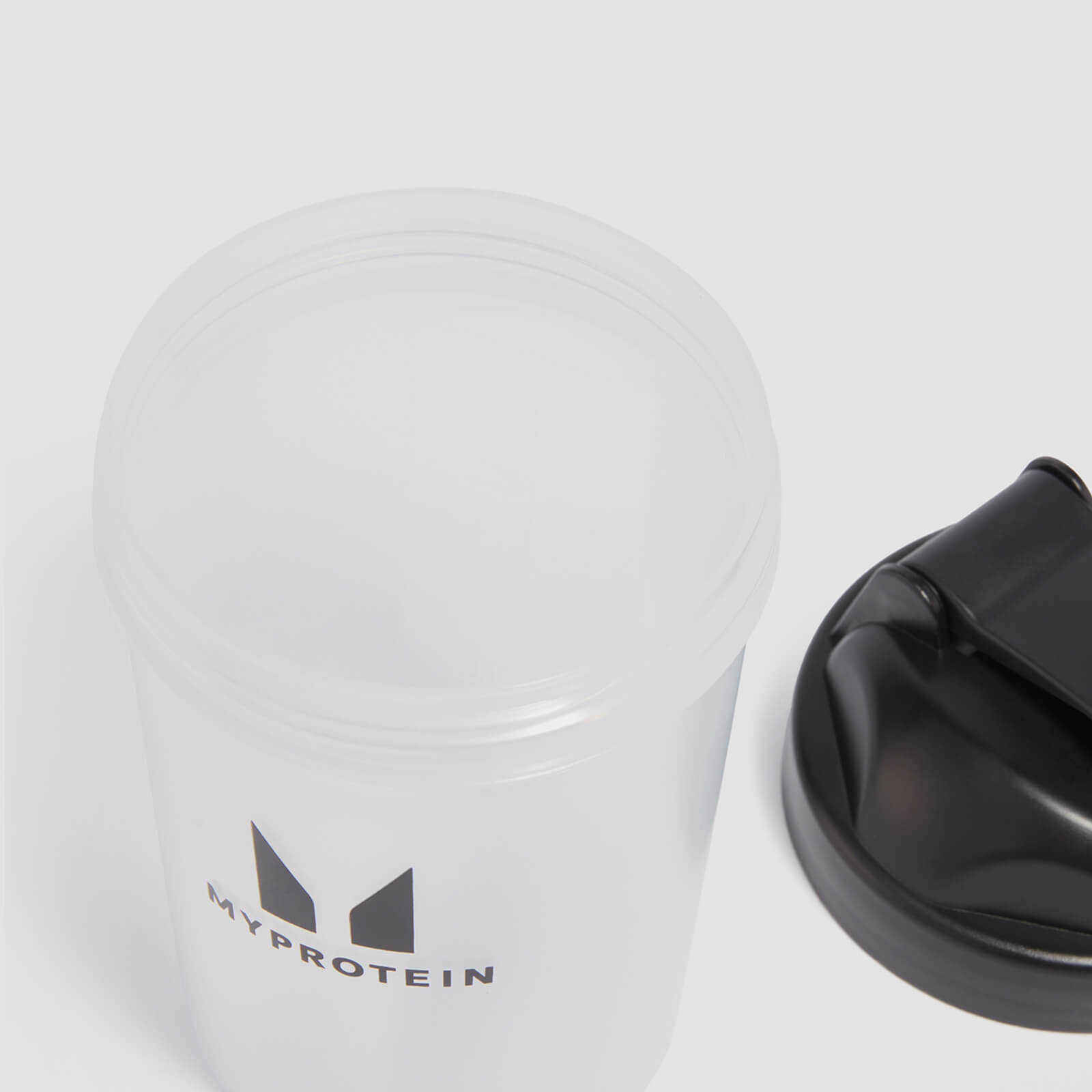 Mini-shaker en plastique Myprotein – Transparent/Noir