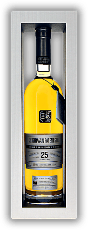 Girvan Patent Still 25 Years 42% Girvan Patent Still 25 Years 42% Aus feinstem Getreide besonders schonend destilliert. Alter 25 J. - 0,7	 Liter - Vol 42%