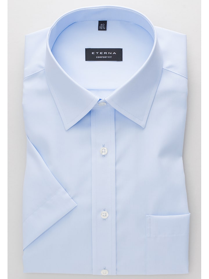 Eterna Hemd - Slim fit - in Hellblau günstig kaufen