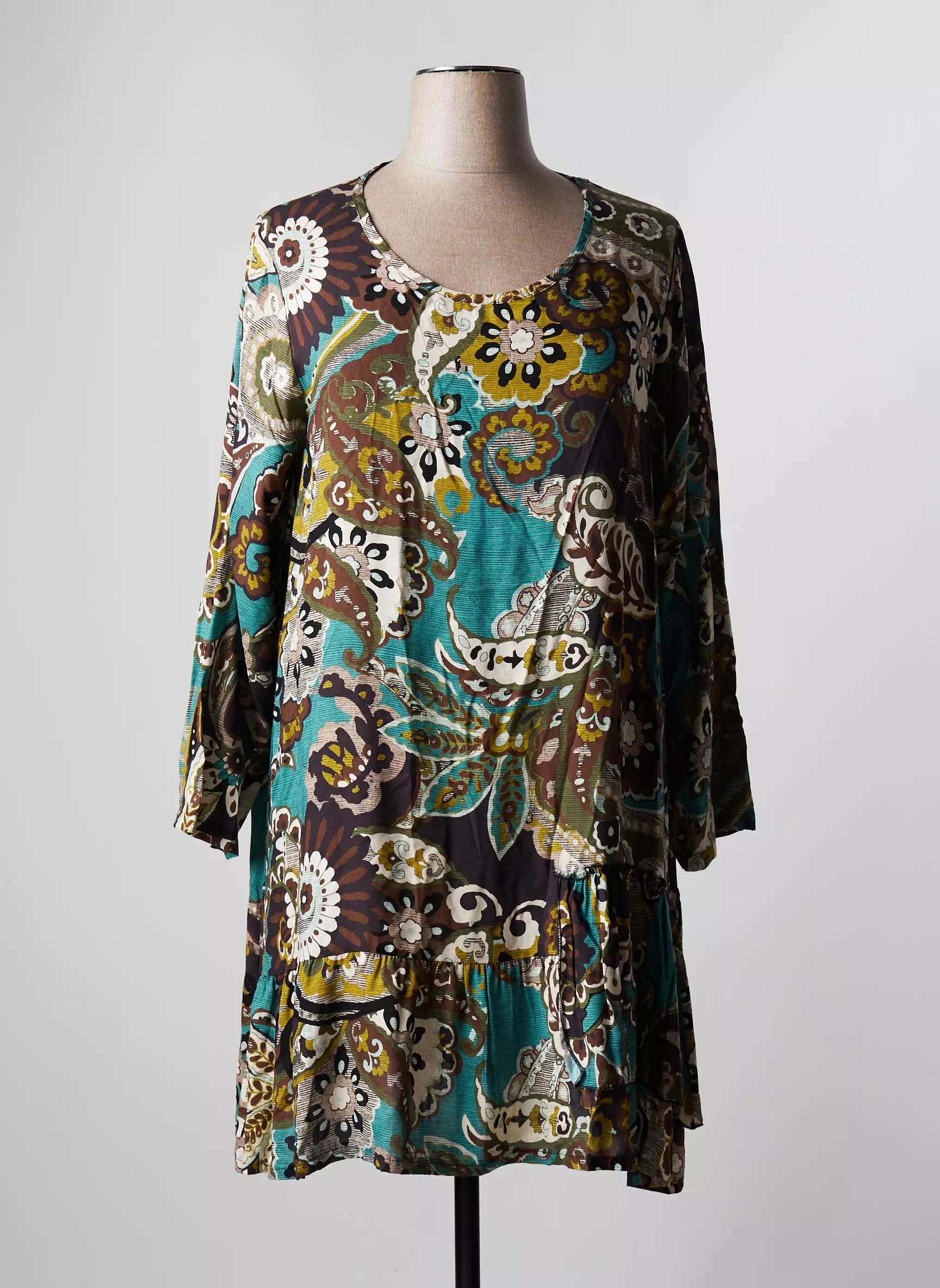 G Oze Robes Mi Longues Femme couleur marron