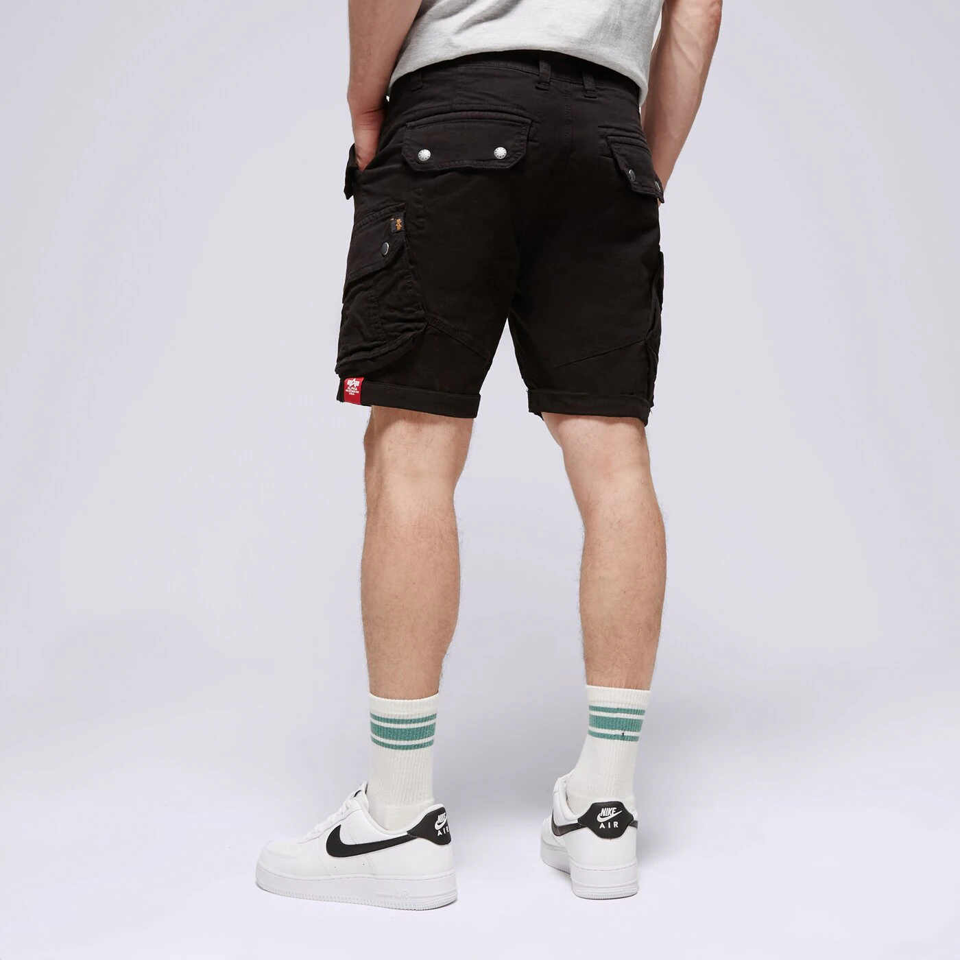 ALPHA INDUSTRIES SHORTS COMBAT SHORT Schwarz