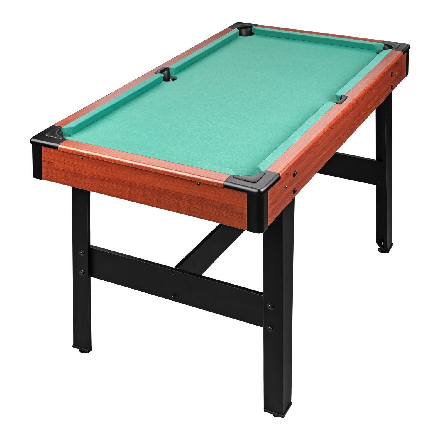 shelfmade Billardtisch shelfmade 4ft Billardtisch incl. 2 Queue, Kugelset, Dreieck, 122 x 67 x 78 cm (L x B x H)