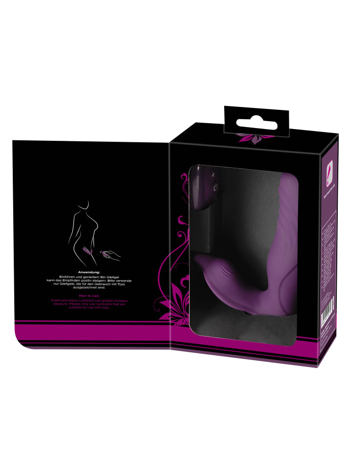 Javida Vibrator RC Shaking Panty Vibe in lila günstig kaufen 13,5 cm