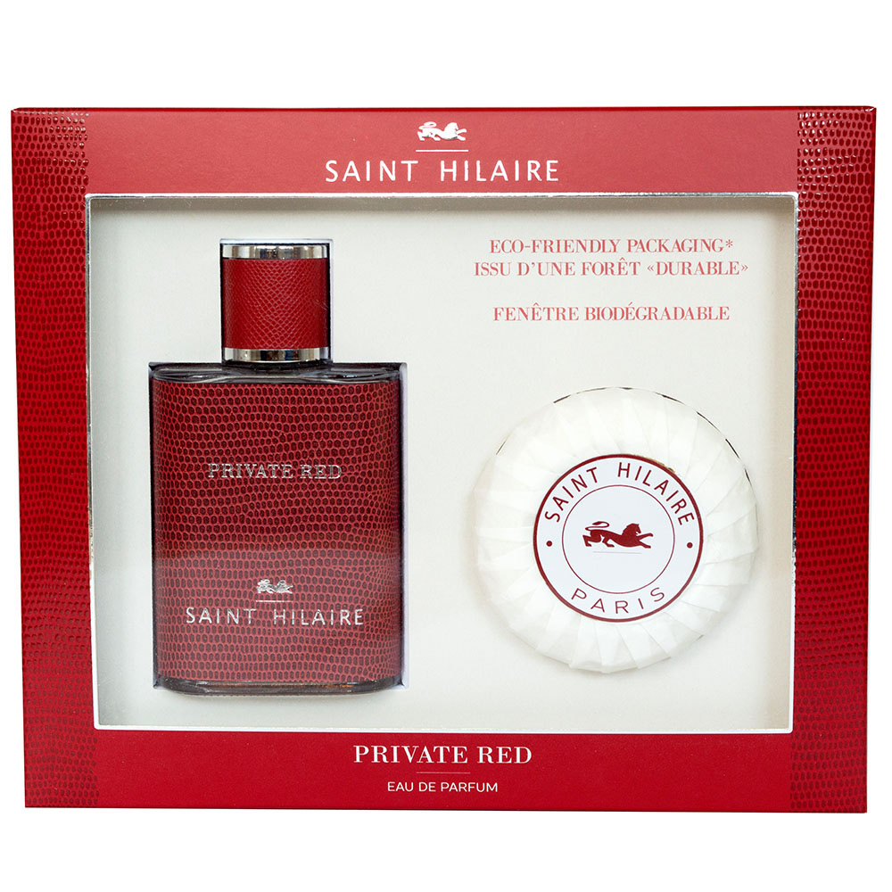 Saint Hilaire COFFRET PPRIVATE RED 100ML EDP + SAVON PARFUME