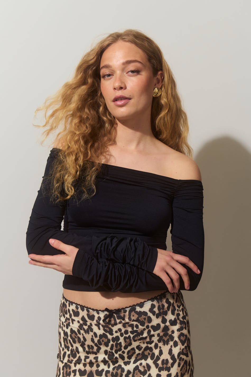 Micro off shoulder top