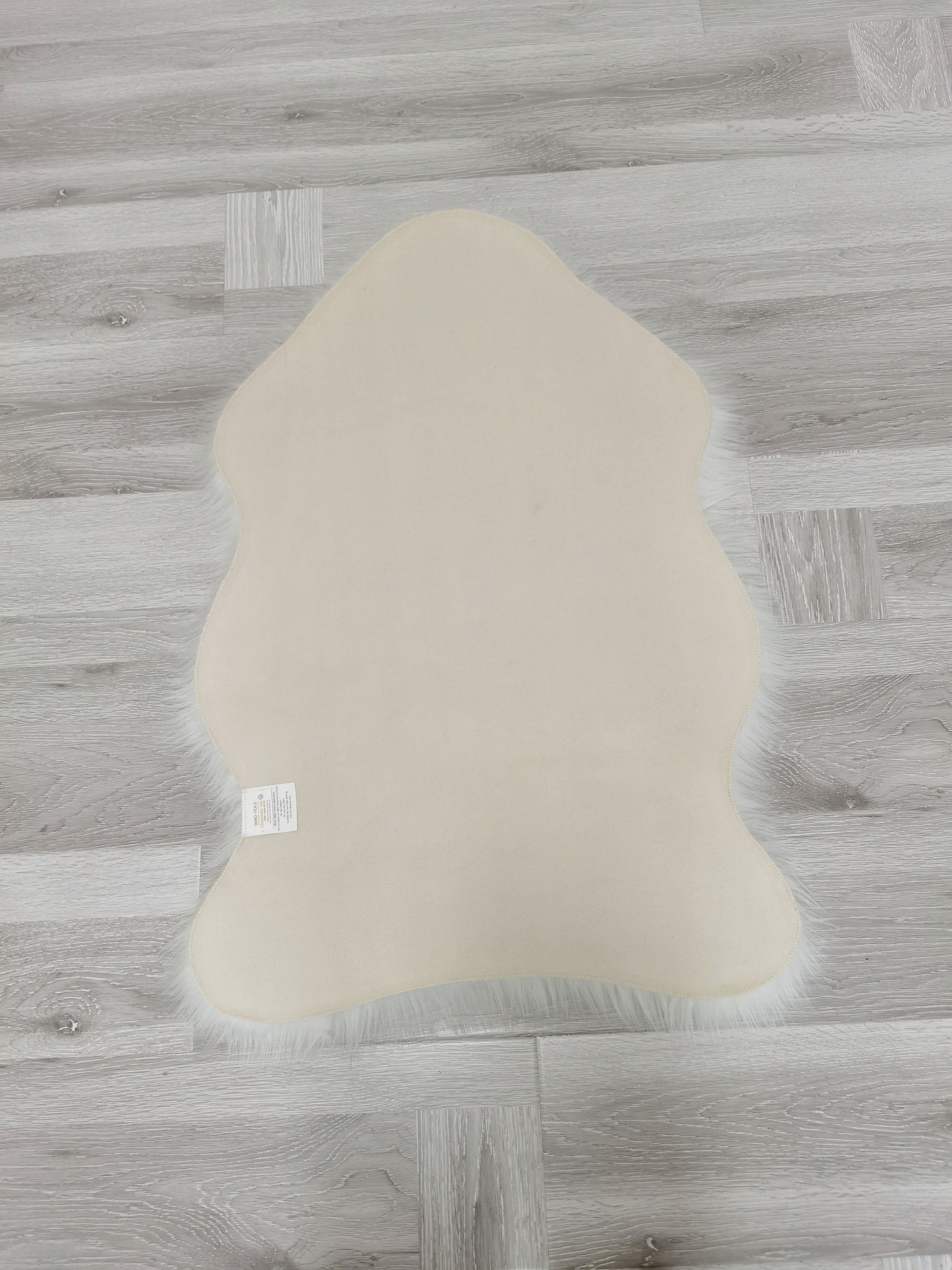 Fellteppich Fellteppich Wollimitat Kunstfell, Hochflor-Teppich für Weihnachtsdeko, Elegear, Höhe: 60 mm, Fellteppich kuschelig, weiche Teppiche für Schlafzimmer, Wohnzimmer