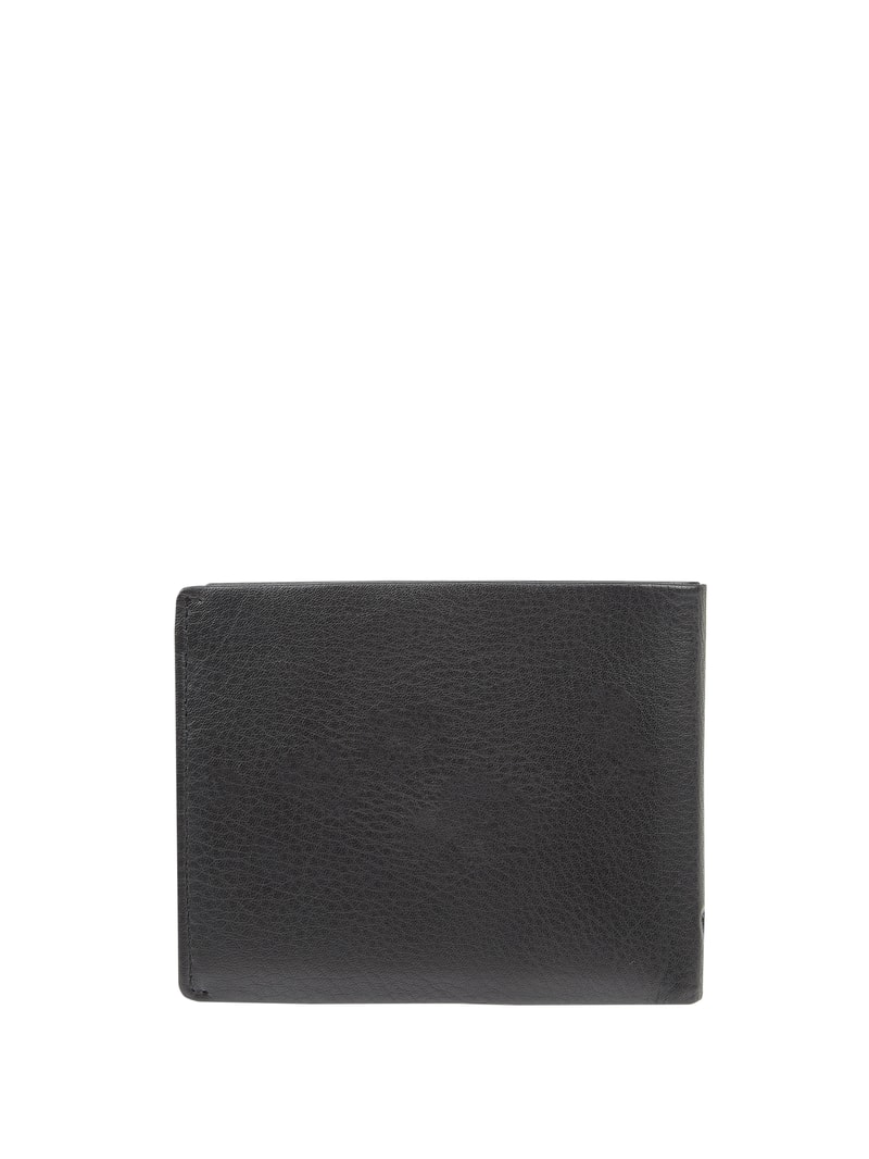 Geldbörse aus Leder in schwarz