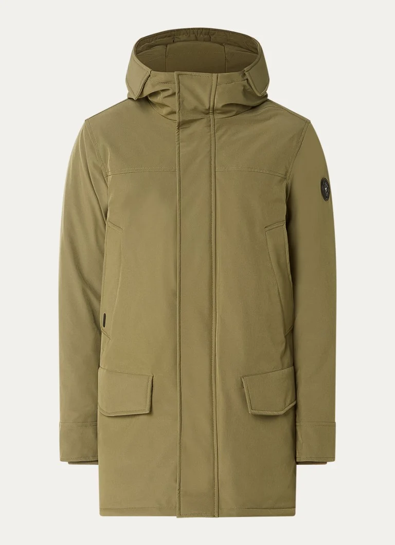 Parka trapuntato Airforce Snow con cappuccio