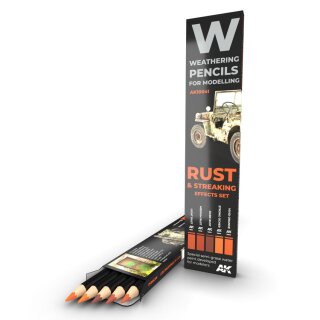 AK Rust & Streaking Effects Pencil Set (5)