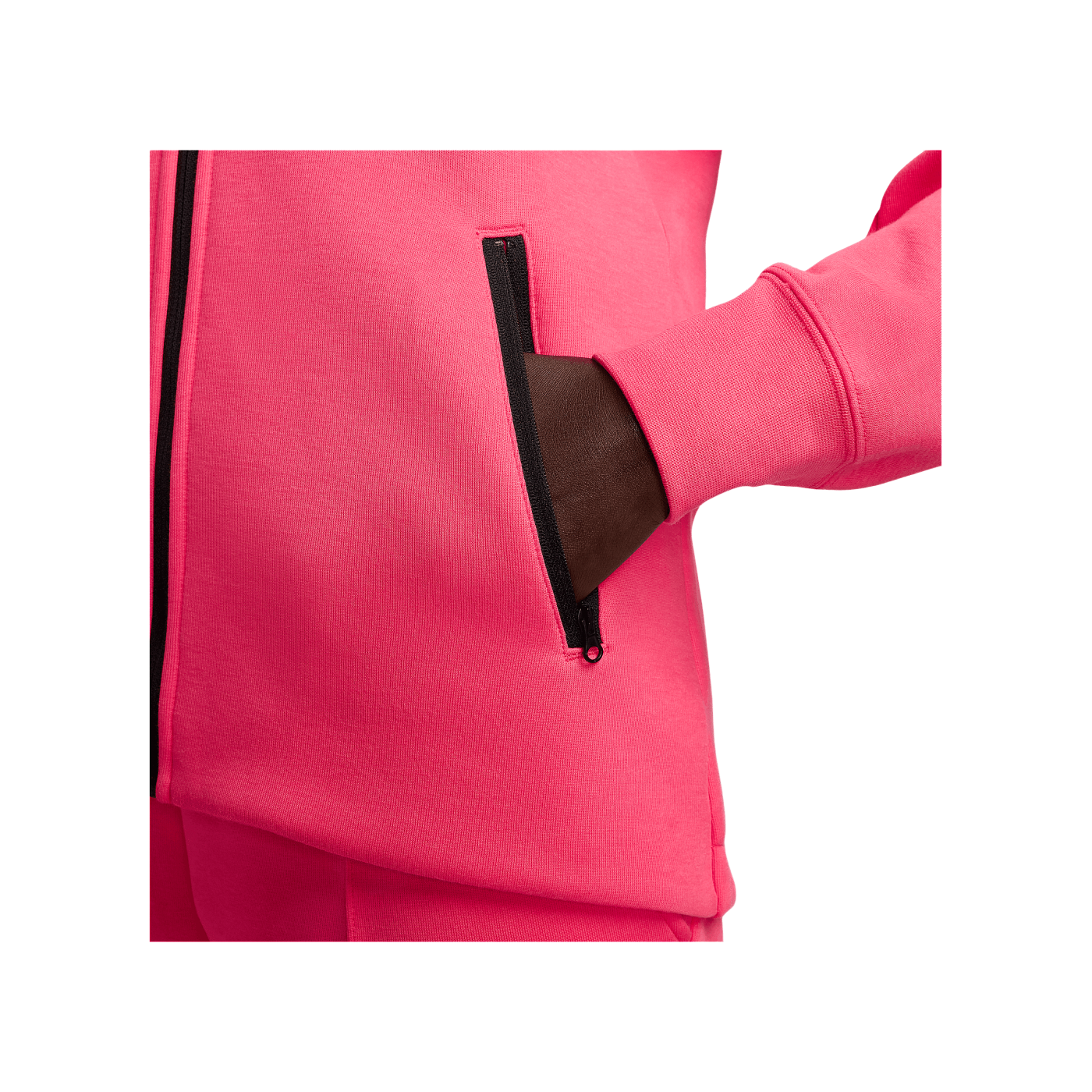 Nike Tech Fleece Kapuzenjacke Damen Pink F629