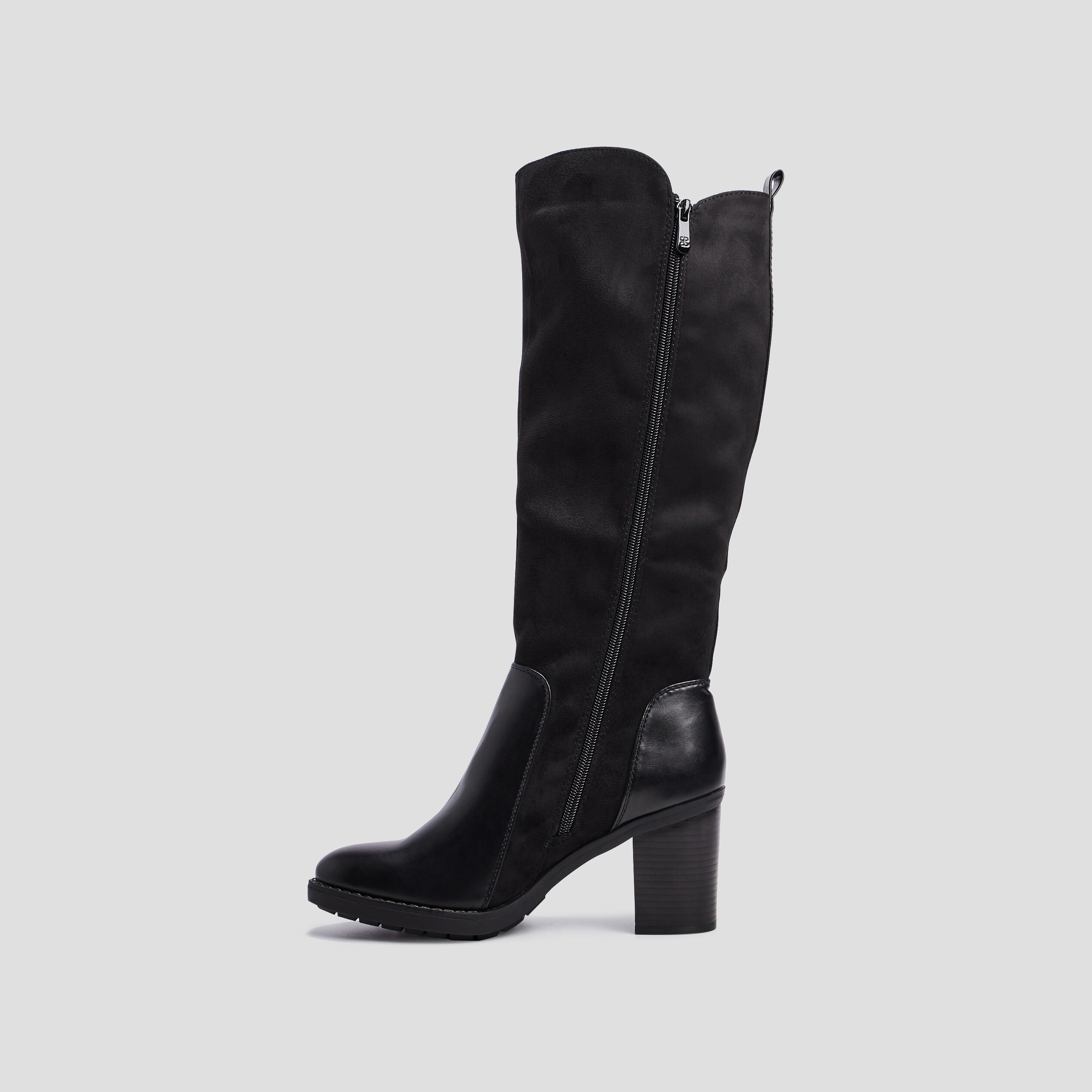 Bottes zippées orange foncé femme | La Halle