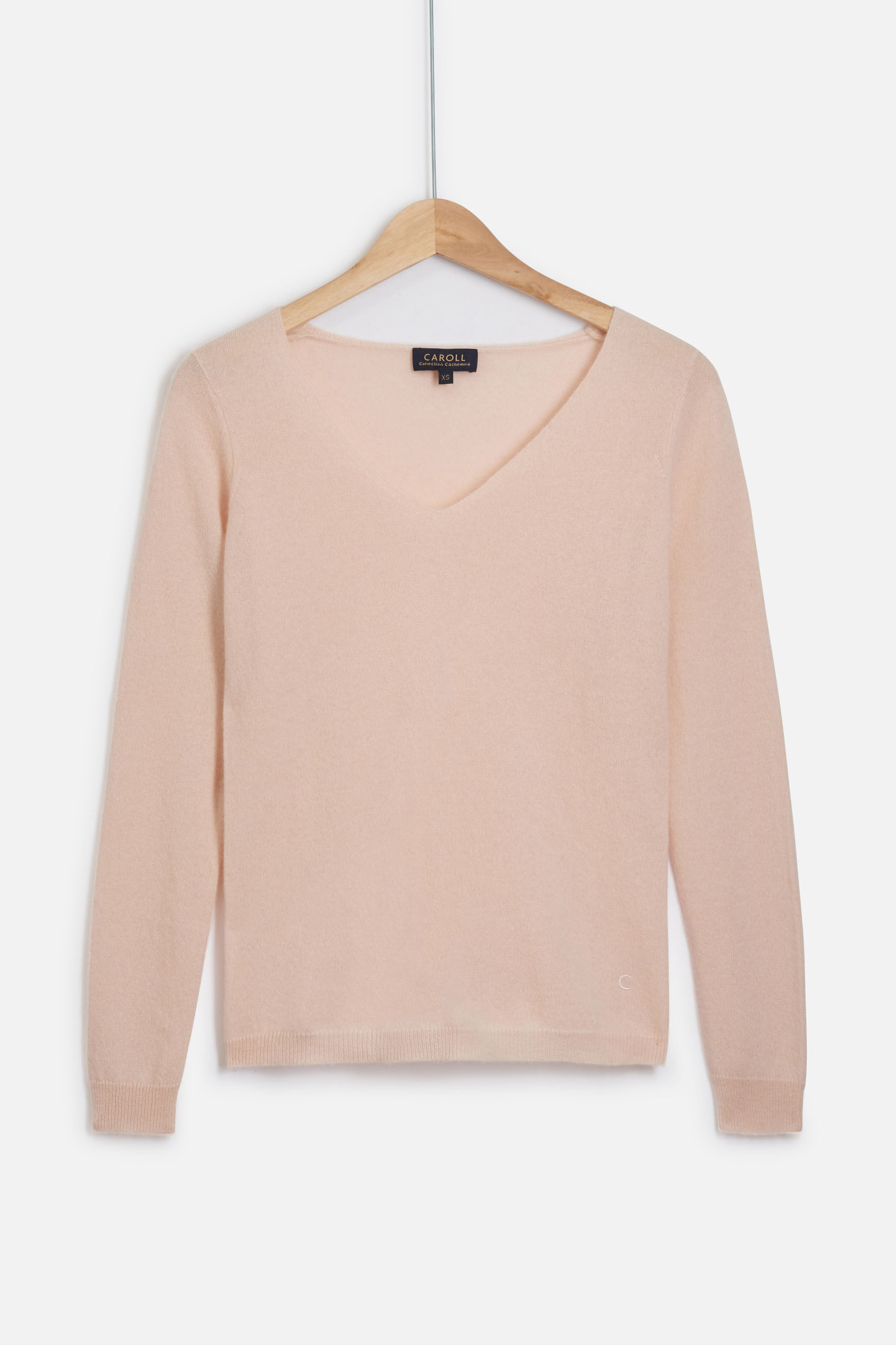 pull eva 100% cachemire rose pastel femme