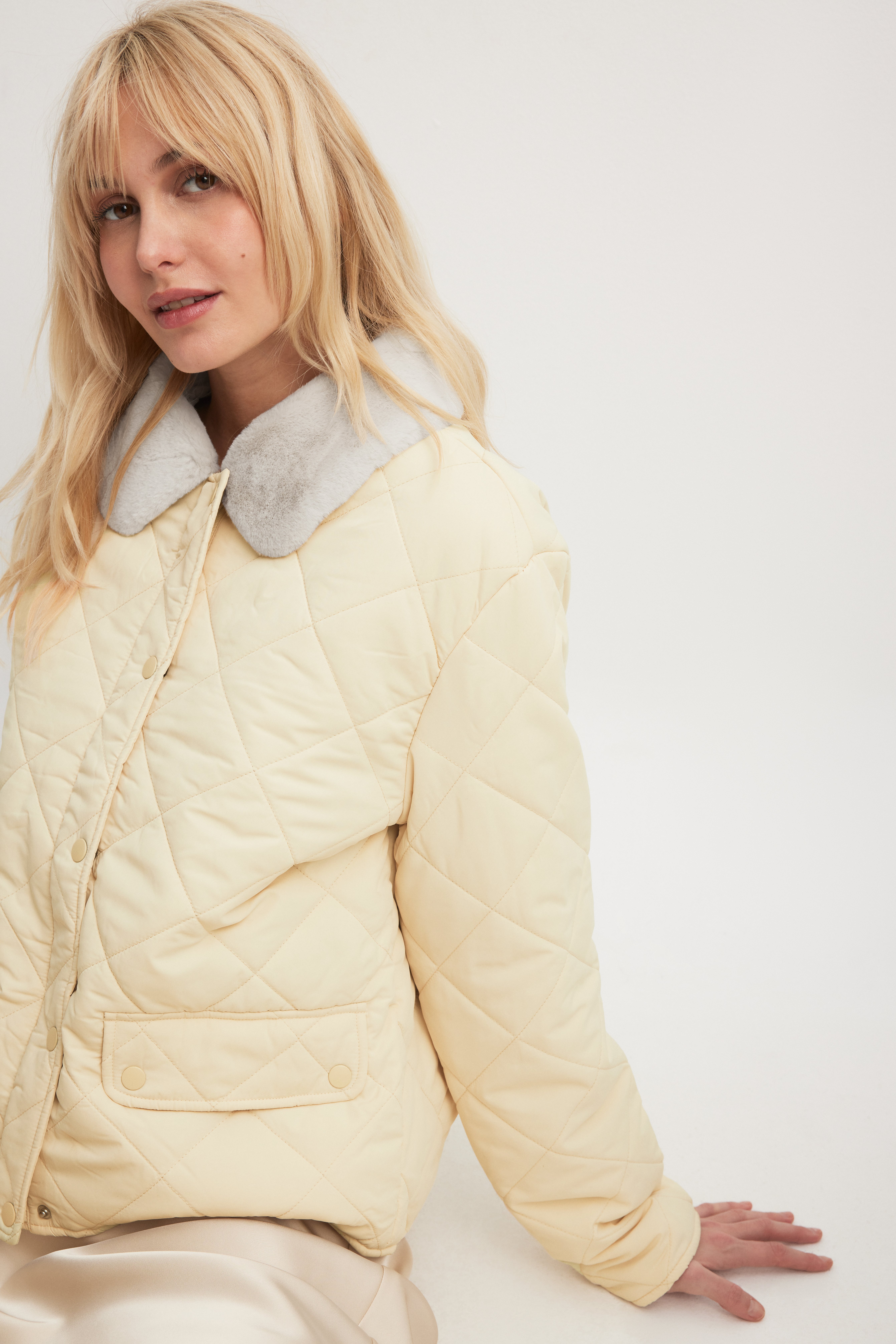 Gesteppte wattierte Jacke
