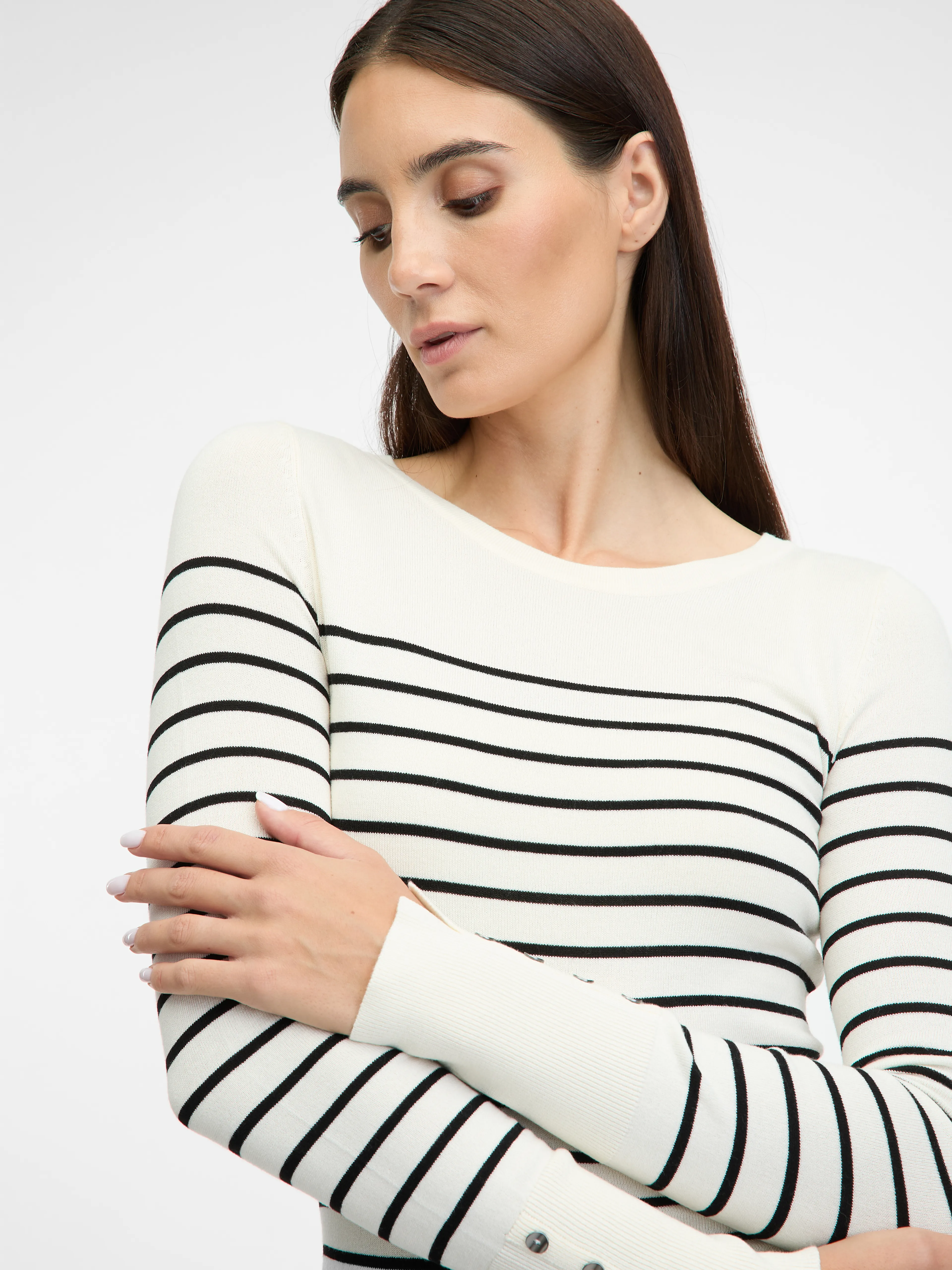 Cremefarbener Damenpullover ORSAY