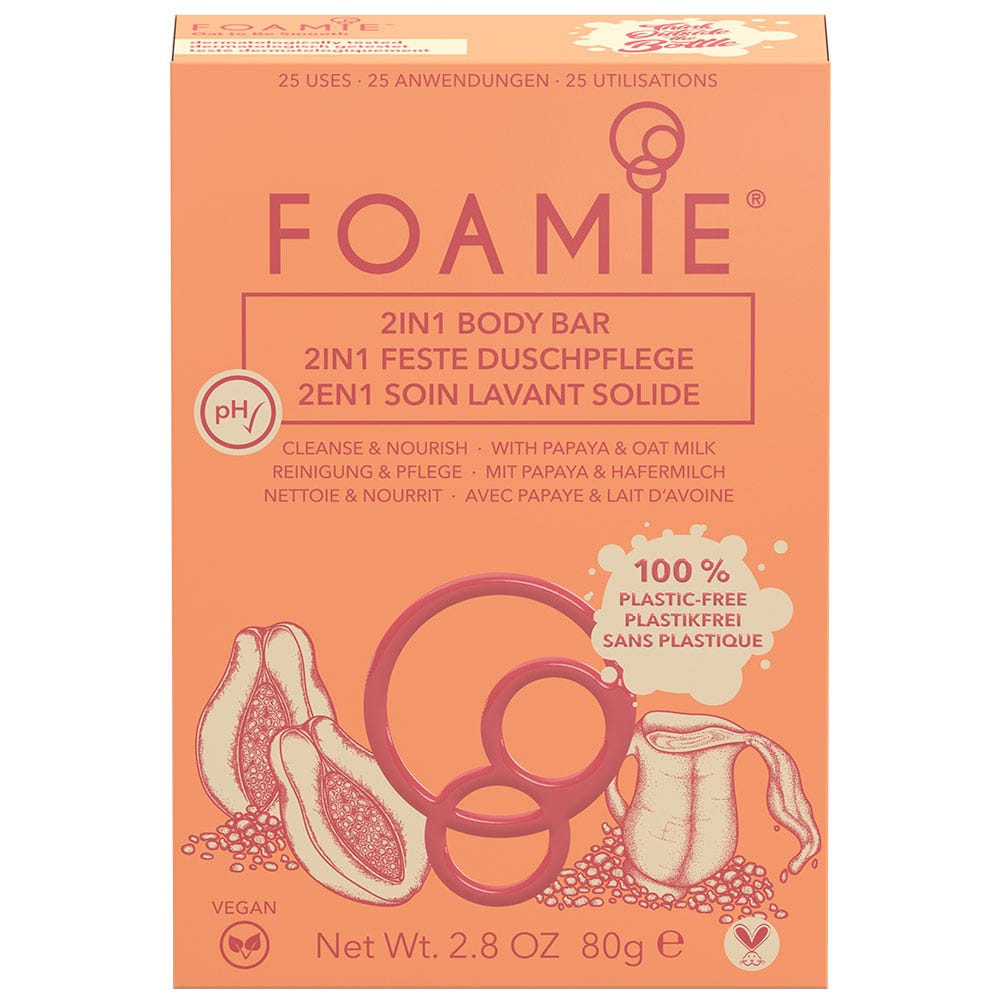 FOAMIE 2in1 Body Bar Oat to be smooth