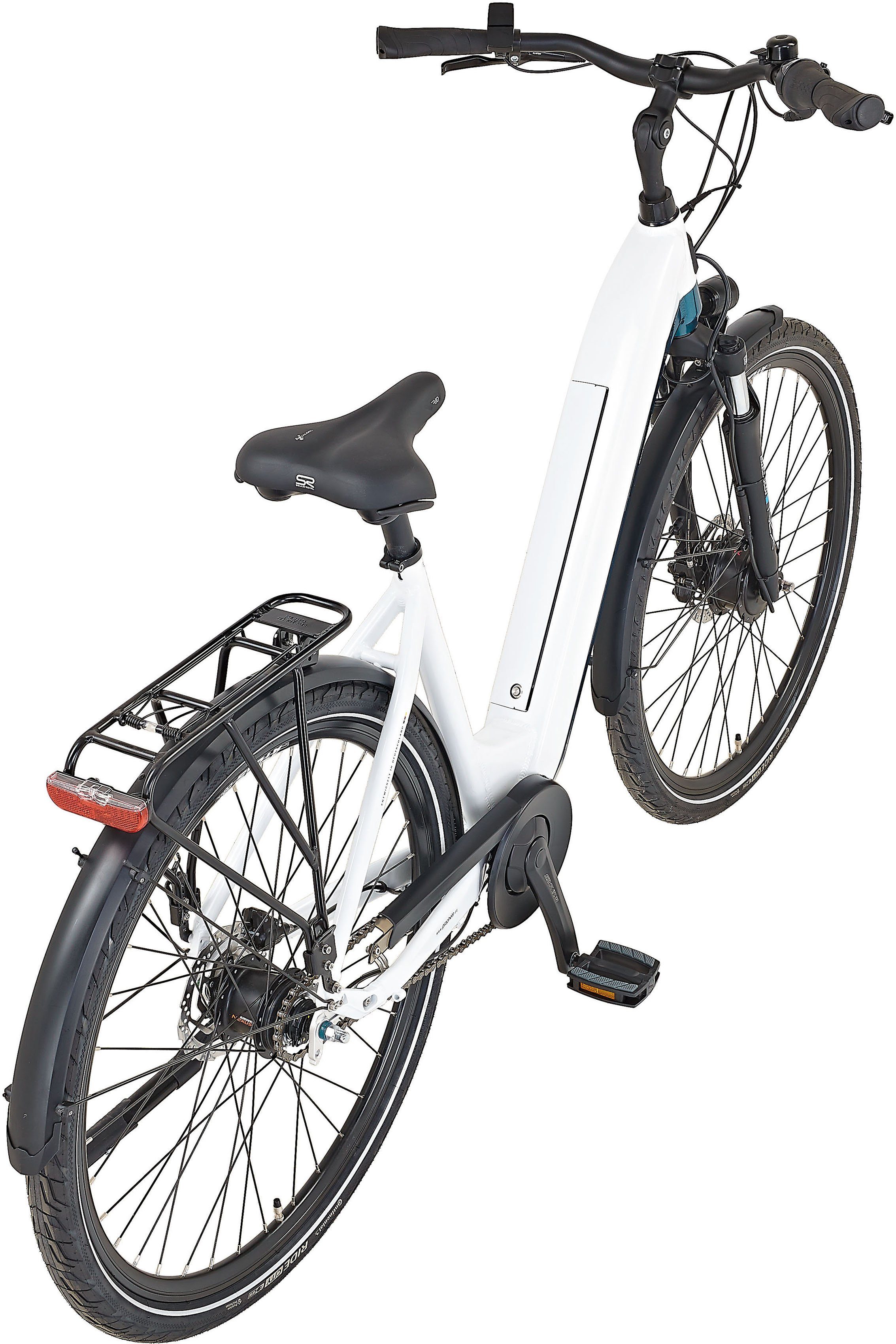 Prophete E-Bike Prophete Geniesser InsideOne, 7 Gang Shimano Nexus Schaltwerk, Nabenschaltung, Frontmotor, 468 Wh Akku