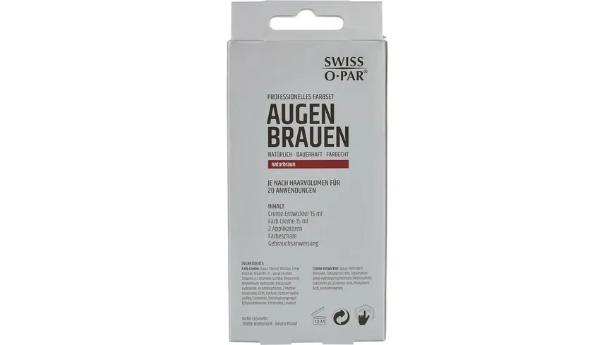 SWISS-O-PAR Augenbrauenfarbe naturbraun
