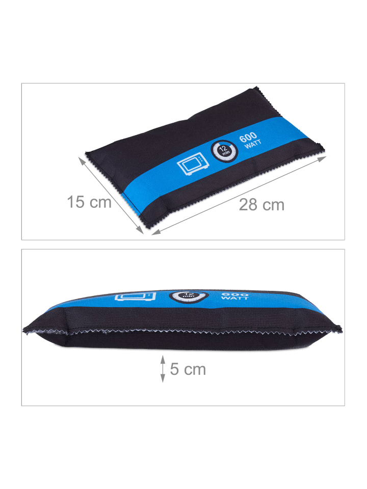 relaxdays Auto-Luftentfeuchter in Schwarz/ Blau - 1000 g günstig kaufen onesize