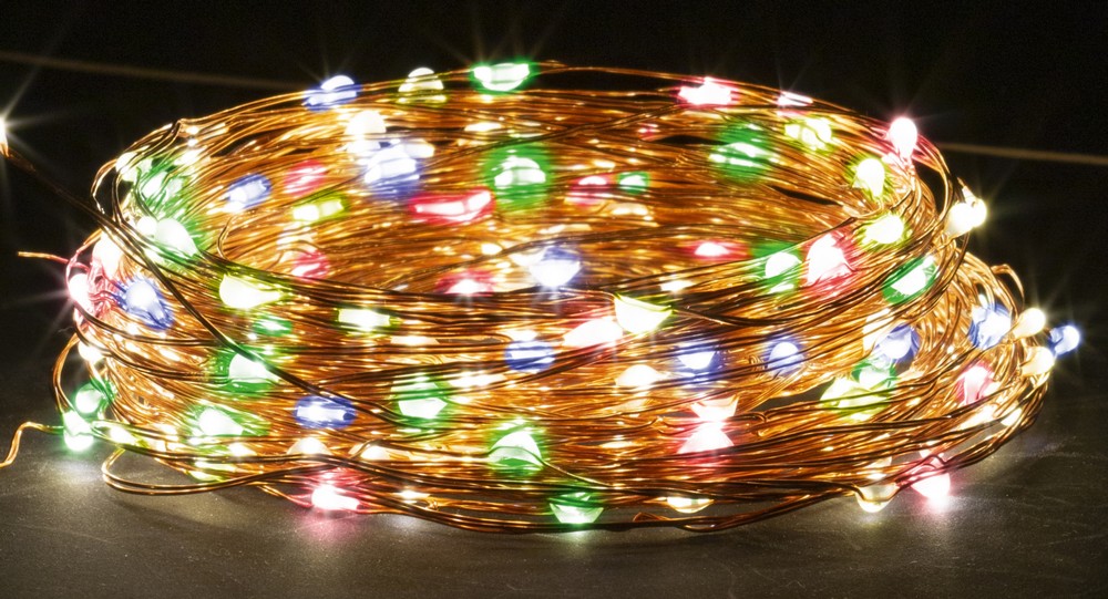 I-Glow LED Solar-Lichterkette, Farbwechsel