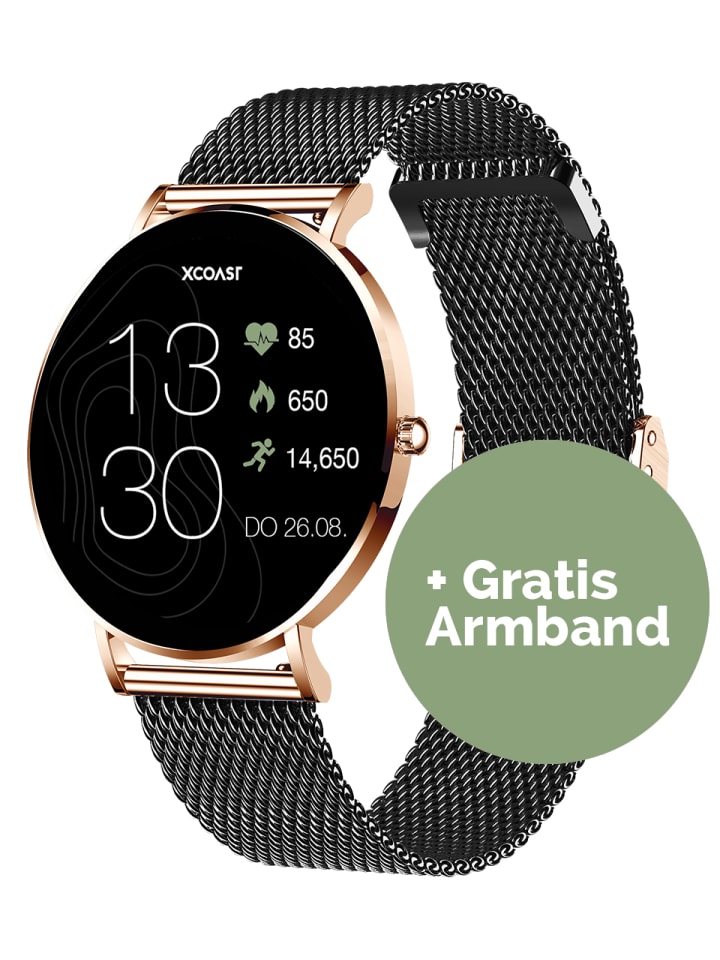 XCOAST Smartwatch XCOAST SIONA 2 in Schwarz günstig kaufen onesize