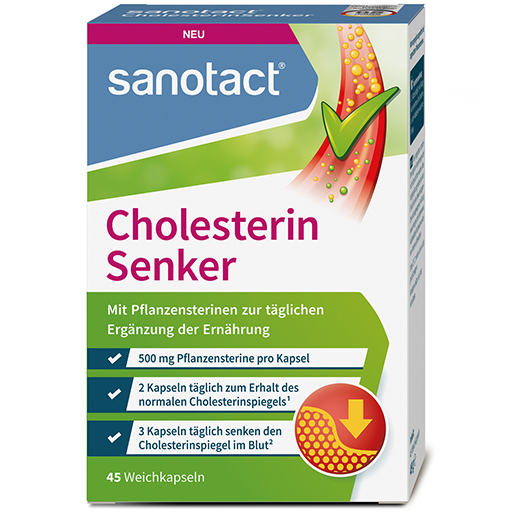 SANOTACT Cholesterin Senker Weichkapseln  45 St  Weichkapseln