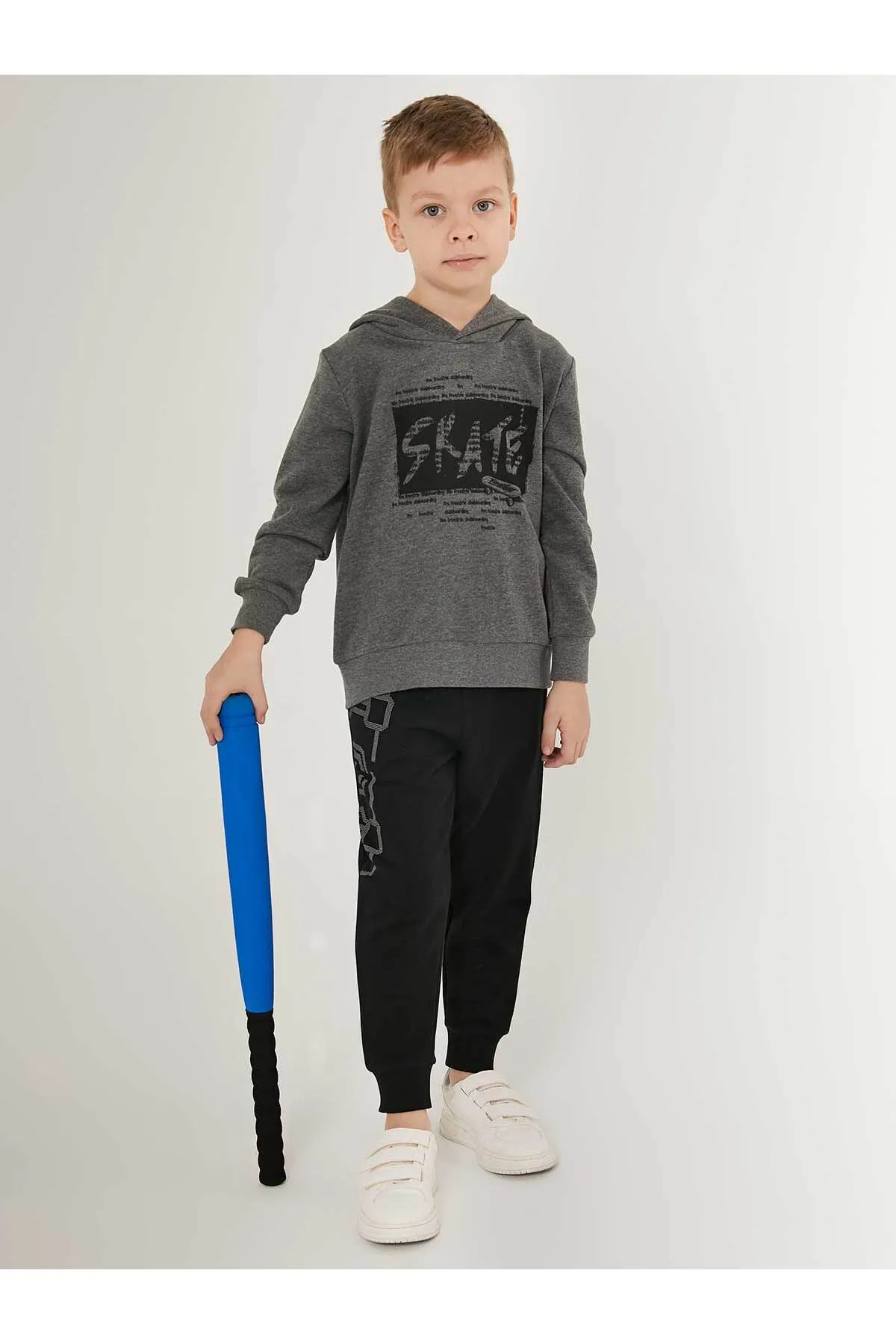 ROLY POLY  Trainingsanzug-Set für Jungen im Alter von 2–7 Jahren – Anthrazitmeliert