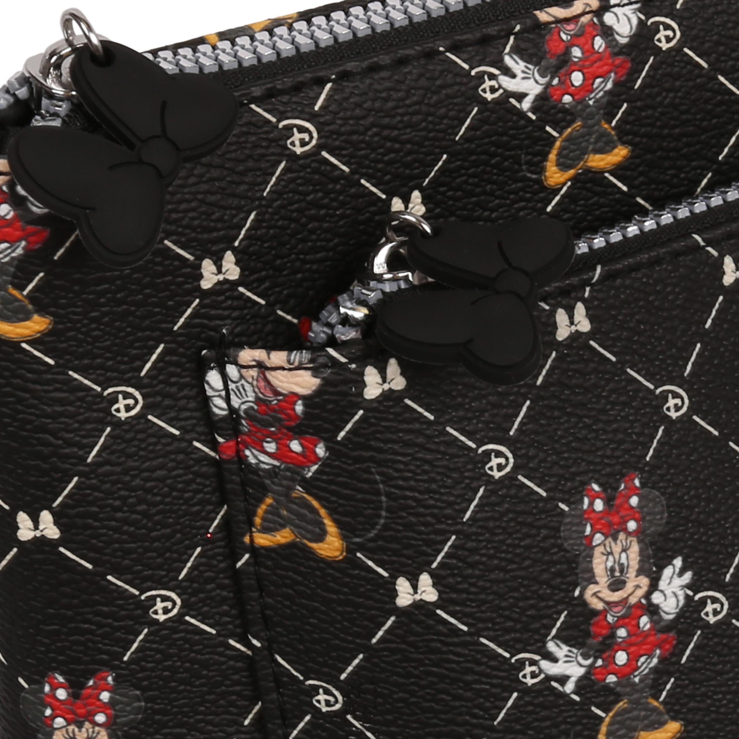 Sarcia.eu Kulturbeutel Minnie Mouse  schwarz Reise-Kulturtasche 31x19x10cm