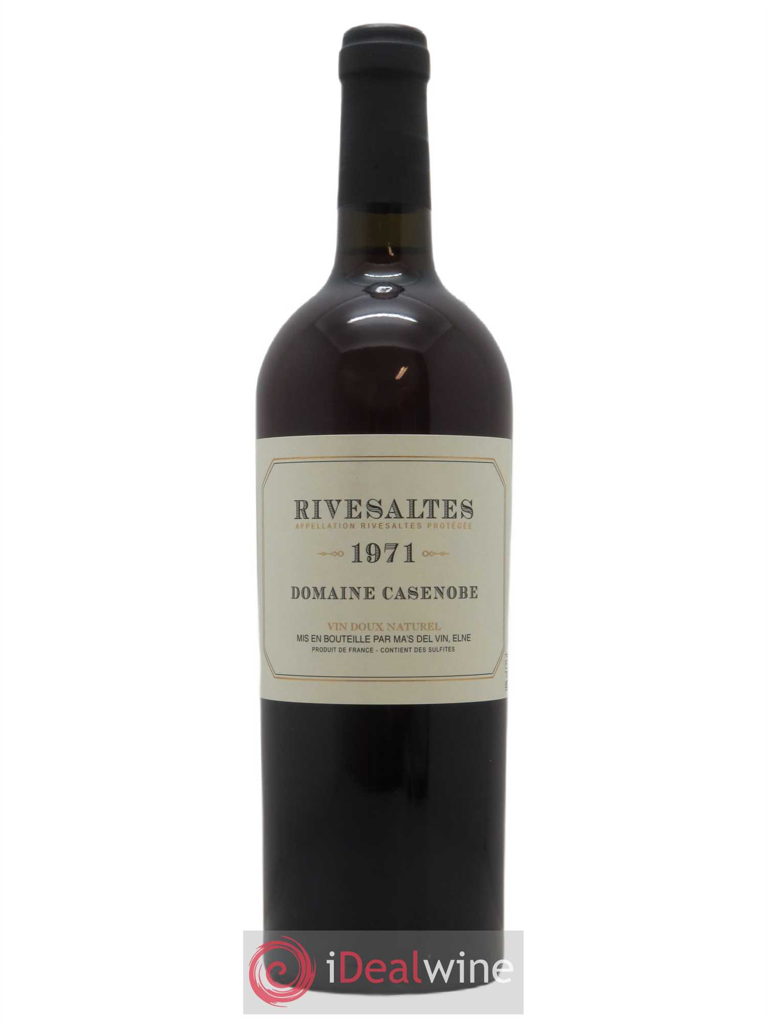 Rivesaltes Casenobe (Domaine)  1971 - Lot de 1 Bouteille