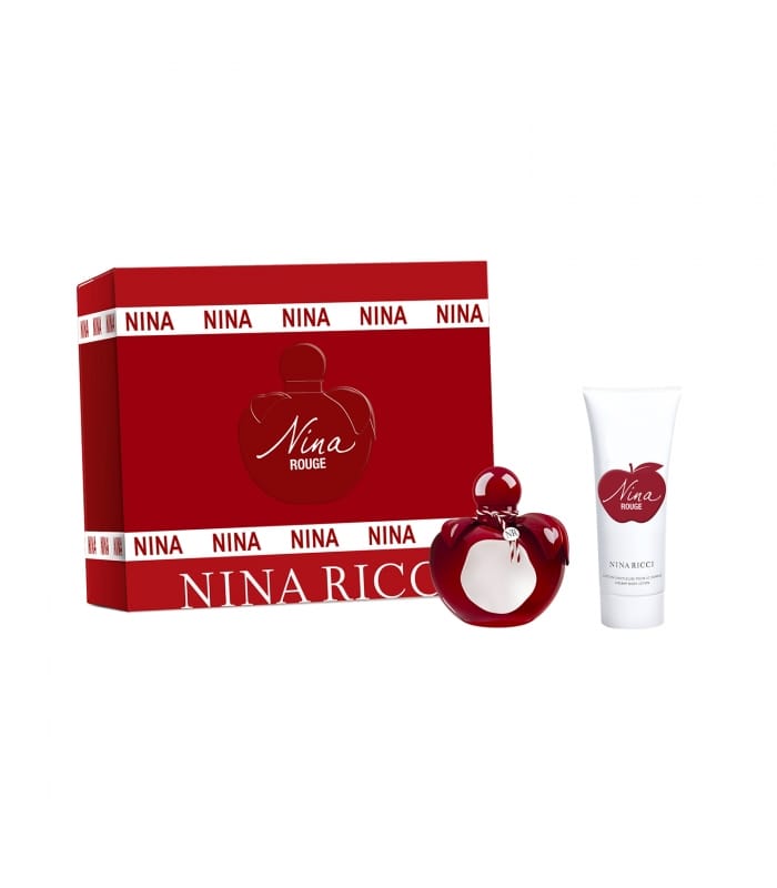 Nina Ricci-NINA ROUGE-Coffret Eau de Toilette et Lotion pour le corps