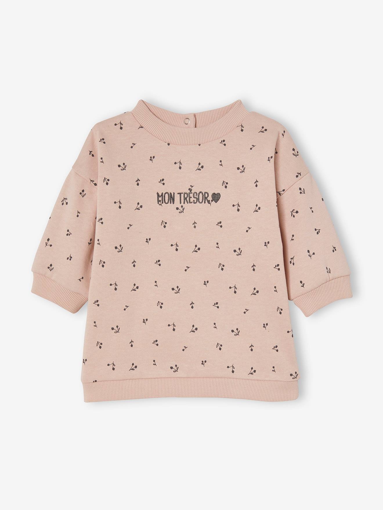 Ensemble robe + legging bébé personnalisable beige doré