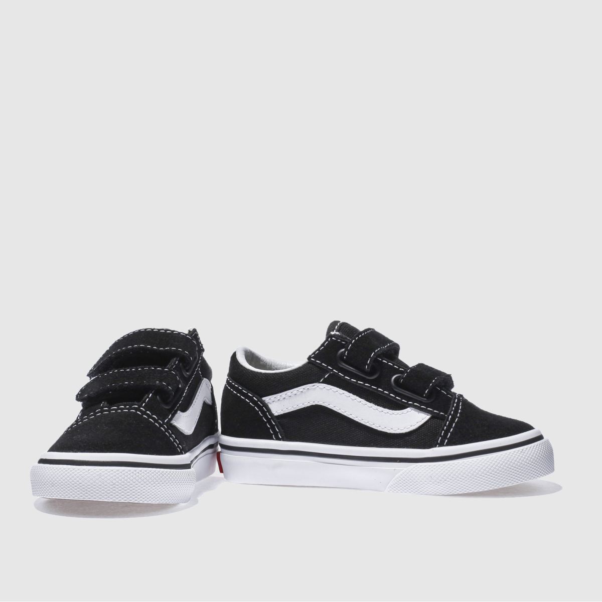 Vans fekete-fehér old skool v kisgyermek tornacipő