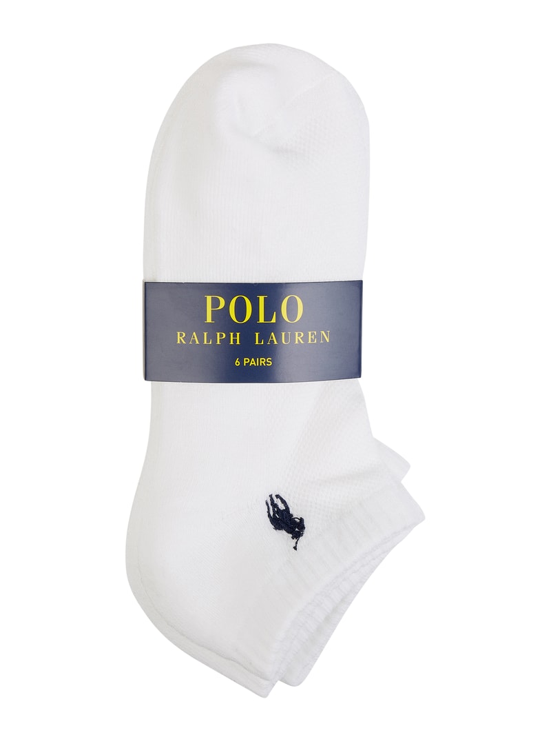 Socken mit Stretch-Anteil im 6er-Pack in weiß