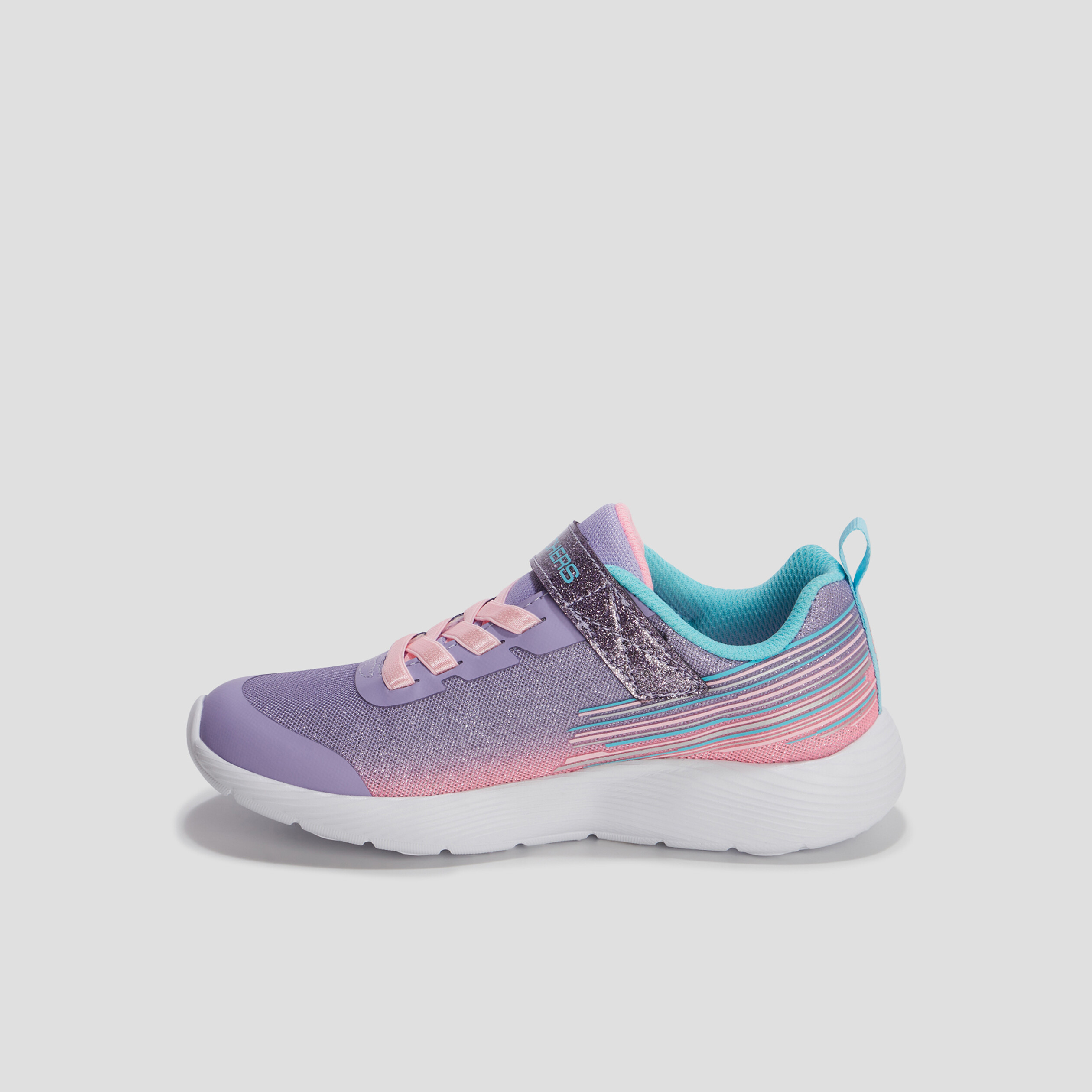 Baskets running lavable Skechers bleu lavande fille | La Halle