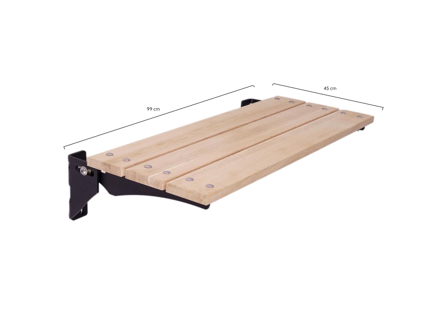 MaximaVida Jordaan 100 cm klappbare Wandbank