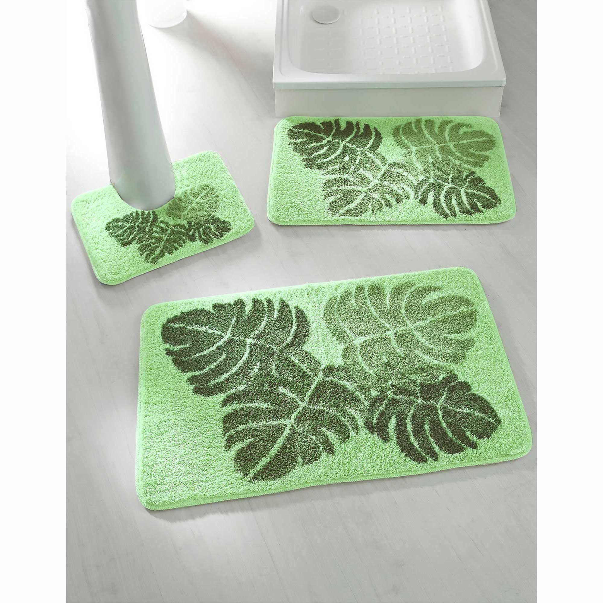 Tapis de bain motif jungle