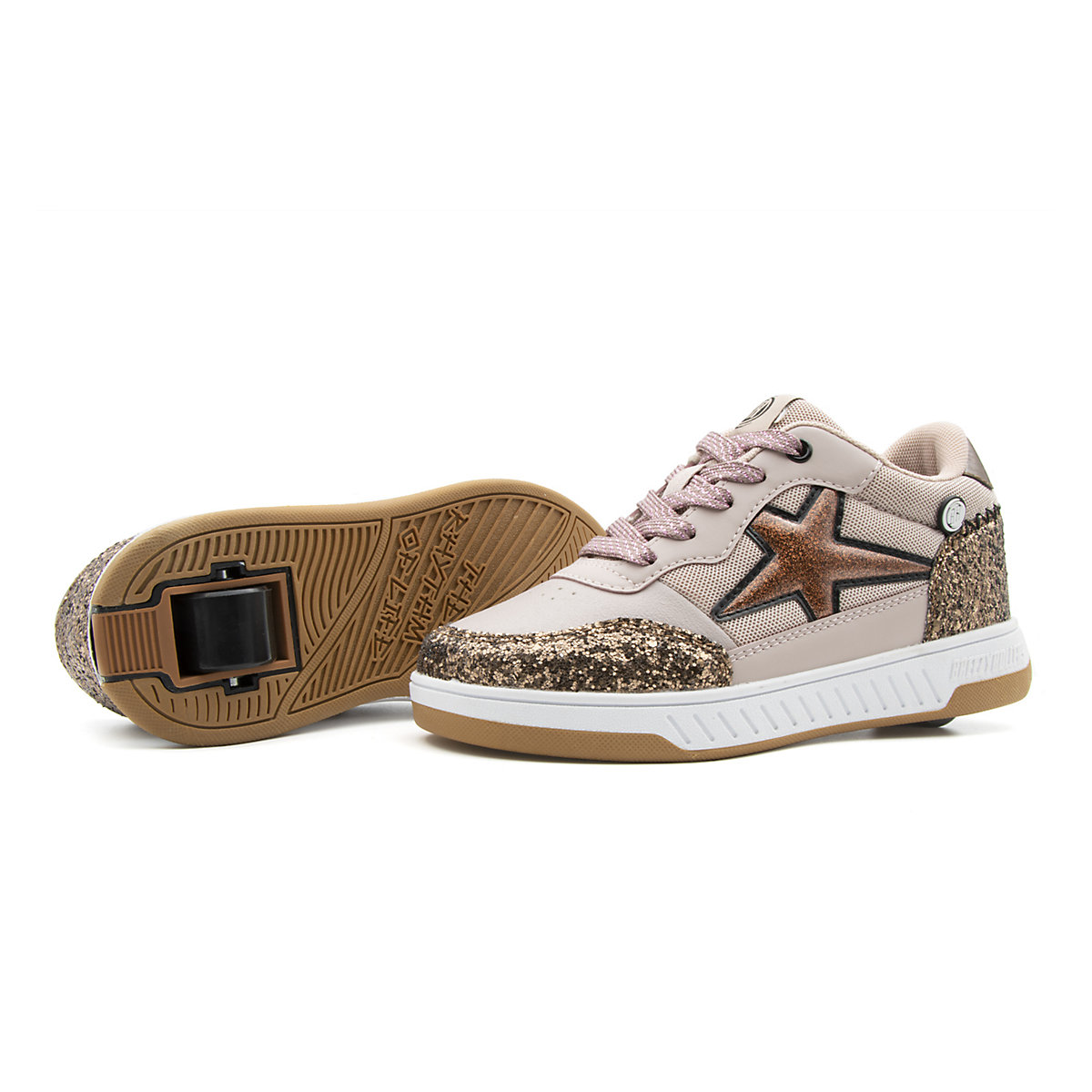 Schuhe mit Rollen 