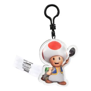 Der Super Mario Bros. Film Plüsch-Schlüsselanhänger - Toad