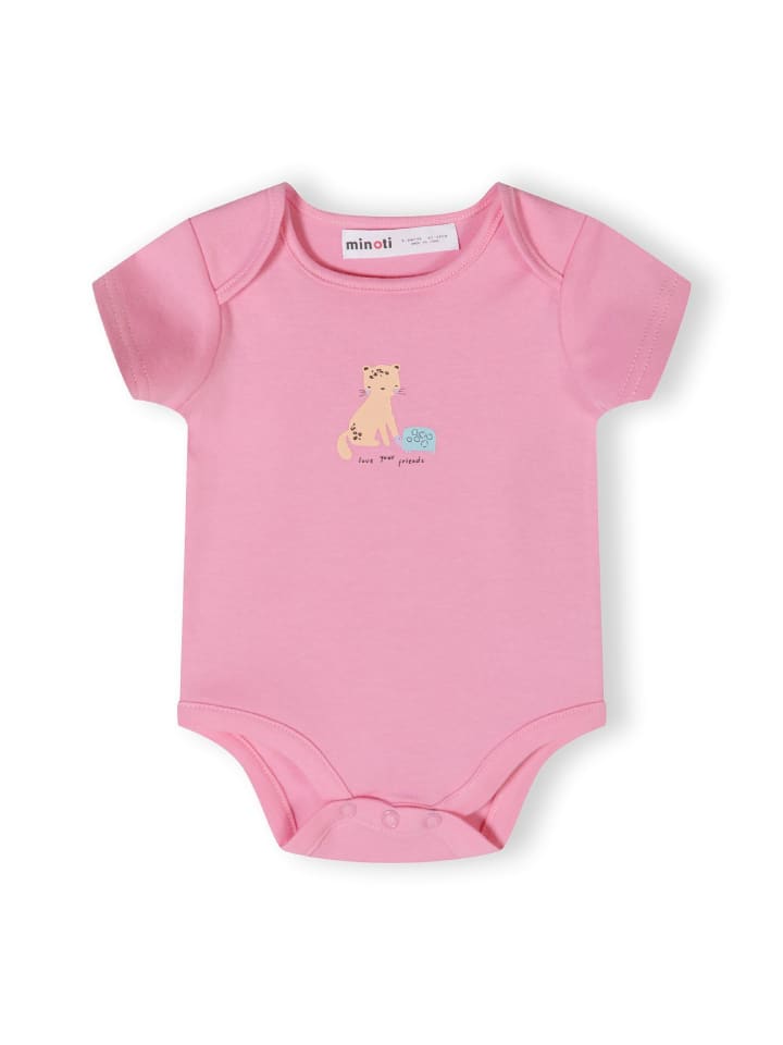 Minoti 4er. Set: Kurzarmbody 24babypack6 in lila günstig kaufen