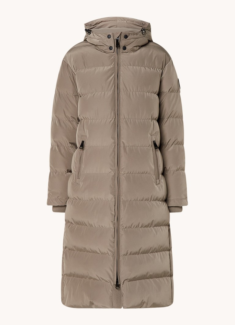 Airforce Grace quilted hooded jacket